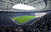 Ausverkauftes Volksparkstadion bei einem Heimspiel des HSV
