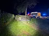 Der Autofahrer überschlug sich mit seinem Wagen.