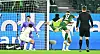 Dzenan Pejcinovic von Wolfsburg erzielt ein Tor gegen St. Pauli