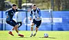 William Mikelbrencis und Miro Muheim im Training des HSV