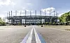 Das Volksparkstadion von außen