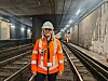 Kristina Thaiß ist Netzleiterin bei der Deutschen Bahn für Hamburg.