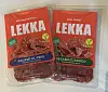 Zwei Packungen pflanzliche Salami