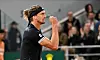 Alexander Zverev jubelt bei den French Open
