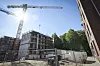 Die Baustelle für einen weiteren Bauabschnitt einer Wohnanlage der bgfg (Baugenossenschaft freier Gewerkschafter eG) in Hamburg-Rothenburgsort.