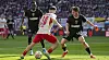 Fin Stevens gegen Leipzigs Brajan Gruda