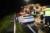 Porsche verunglückt auf A24 bei Hamburg