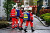 Rettungssanitäter bei einem Einsatz in Hamburg (Archivbild).