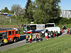 Ein HVV-Bus und ein Transporter sind am Freitagmorgen frontal zusammengestoßen.
