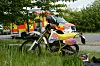 Mit diesem Motorrad war der Mann unterwegs.
