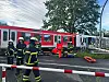 Unfall am Bahnübergang in Sülldorf