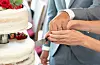 Ein Paar bei der Hochzeit. (Symbolbild)
