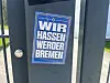 Derby-Sticker von HSV-Fans
