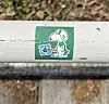 Derby-Sticker von Werder-Fans