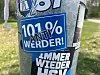 Derby-Sticker von HSV-Fans