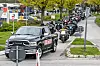 Rund 300 Biker fuhren am Samstag in einem Konvoi von Busdorf nach Harrislee.