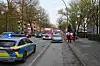 Rettungskräfte an der Unfallstelle
