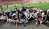 In Leverkusen holen sich die HSV-Profis den Applaus ihrer Fans ab