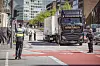Zum bundesweiten Verkehrssicherheitsaktionstag führte die Polizei in der HafenCity eine große Kontrolle durch.
