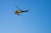 Einr Mehrzweckhubschrauber im Einsatz gegen den Eichenprozessionsspinner (Symbolfoto).