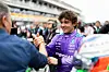 Mercedes-Pilot Kimi Antonelli jubelt über den Gewinn des Großen Preises von Miami.