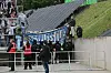 Ein Fan von Hansa Rostock stürzte in Saarbrücken vom Zaun des Gästeblocks