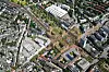 So könnte Altonas Bahnhof und der Umfeld einmal aussehen. Der Busbahnhof wird in diesem Entwurf neben die S-Bahn-Gleise verlegt.