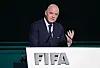 Gianni Infantino hält eine Rede