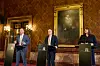 Andy Grote, Peter Tschentscher und Katharina Fegebank