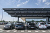 Solaranlage über Parkplätzen