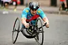 Ex-Formel-1-Star Alessandro Zanardi nimmt mit seinem Hand-Rad am Rom-Marathon teil