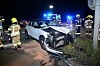 Frontal-Crash an der Kreuzung der A25 mit der B404 in Geesthacht bei Hamburg.