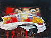 Abstrakte Collage