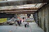 Am Samstag konnten Anwohner den Rohbau des späteren U4-Tunnels besichtigen.