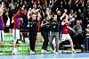 Der bislang letzte Erfolg in der Barclays Arena: Der HSV Hamburg bejubelt den Sieg gegen Melsungen Ende Februar.