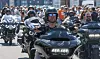 Die Speerspitze der Gleichberechtigung: Harley-Fahrer. Hier bei der Abschlussparade der Harley Days 2025.