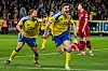 Viktor Gyökeres erzielt ein Tor für Schweden in den WM-Playoffs