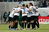 Der SC.Paderborn im Mannschaftskreis vor dem Spiel