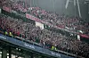 Gästeblock der Bayern-Fans im Bernabeu