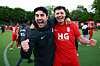 ETV-Co-Trainer Cem Gürsoy und Jasper Hölscher jubeln