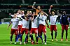 HSV-Profis feiern den Derby-Sieg gegen Werder Bremen