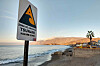 Tsunami-Warnschild