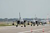 Tornado-Kampfflugzeuge auf der Landebahn