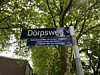 Straßenschild „Dörpsweg“ in Eidelstedt