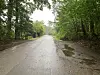 Die Nansenstraße im Hamburger Volkspark.