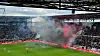 Pyro-Nebel im Rostocker Fan-Block