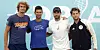 v.l. Alexander Zverev, Novak Djokovic, Grigor Dimitrov und Dominic Thiem beim Finale der Adria Tour 2020