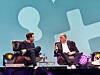 Boris Becker im Gespräch mit Philipp Westermeyer (l.).