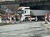 Die Unfallstelle auf der Straße Bürgerweide in Hamburg-Hammerbrook.