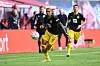 Justin Njinmah dufte am 6. Spieltag in Leipzig sogar einmal für die BVB-Profis ran.